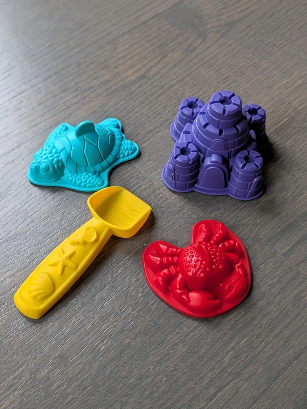 Kinetic Sand Mold Toy Set, 4-Pack